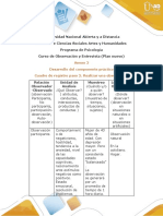 Anexo 2 - Cuadro de Registro para La Observación