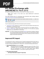 IFC Model Exchange With ARCHICAD For Revit 2019 PDF