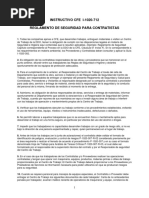 I-1020-712 Reglamento de Seguridad para Contratistas.