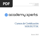 Cursos de Certificación MIKROTIK