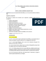 Taller-2-Teoría Atómica, Tabla Periódica, Enlace Químico, Nomenclatura Química Inorgánica