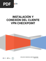 Instalación y Conexión Del Cliente VPN Checkpoint PDF