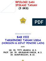 8 - Taksonomi Tanah USDA (Horison Sifat Penciri Lain)