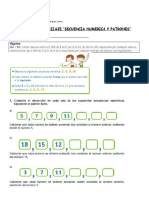 Ficha 3° Secuencia Numerica