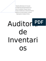 INFORME Auditoria de Inventarios