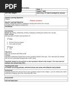 Math Lesson Plan Grade 7