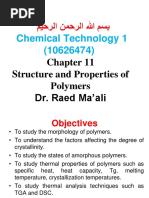 Structure and Properties of Polymers 11 