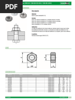 Datasheet 4099 Tuercas Hexagonales DIN 934 DIN EN ISO 4032 DIN EN 24032 - Es PDF