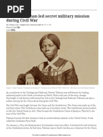 Harriet Tubman Article