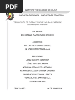 Produccion de Extracto de Levadura Final PDF