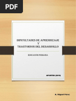 Dificultades de Aprendizaje y Trastornos Del Desarrollo Apuntes 2019