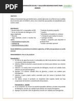 Guía para Elaboración de Gel Desinfectante para Manos