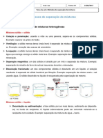 Aula 2 - Separação de Misturas