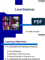 Demand and Elasticity of Demand