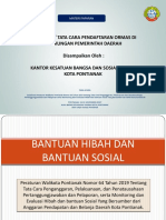 Materi Sosialisasi Bantuan Hibah - Bansos Ormas PDF