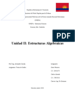 Estructuras Algebraicas