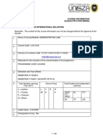 LLS 4143 Administrative Law - Proforma-2015