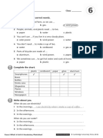 GW L6 Unit 6 Worksheets