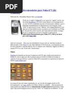 Aplicaciones Recomendadas para Nokia E71