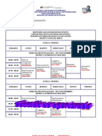 Horario Secciones Trayecto Inicial Boc 2010 II