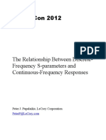 Designcon2012 Lecroy S-Parameters Discrete Frequency Continuous Response PDF