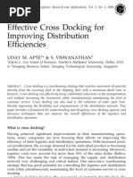 Cross Docking