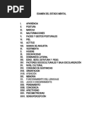 Examen Del Estado Mental