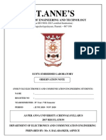 EC8711 EMBEDDED LABORATORY Lab Manual