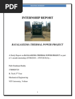 Internship Report: Rayalaseema Thermal Power Project