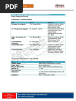 Quadrant-I (E-Text) : Module Name/ Title: News, Public Interest and Democracy