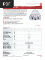 RF X-Treme Cross Polarized Triple Band Antenna, 790-2170Mhz, 65deg, 16/17.7/18.2dbi, 2.0M, Vet, 2-12deg