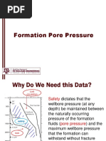 PETE 355 Pore Pressure PDF