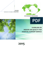 Guideline On Indoor Air Quality Service For Hospital Support Service