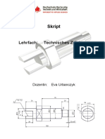 Technisches Zeichnen Skriptum