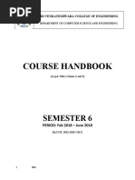 Course Handbook: Semester 6