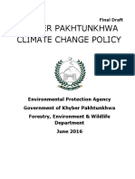 Final Climate Change Policy For KP Province 25 October, 2016 WebSec Comments