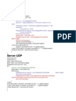 Client Udp: Asocket New Datagramsocket (6789)