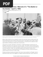 Lib Malcom X Ballot or Bullet Speech 56818 Article - Only