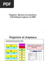 Registres, Mémoire Et Instructions Arithmétiques/Logiques Du 8086