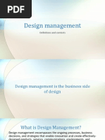 Design Mamangement Introduction