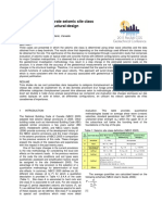 Significance of Accurate Seismic Site Class Determination in Structural Design