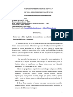 Ponencia V Simposio de Estudios Humanísticos