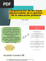 Organización de Las Áreas Responsables