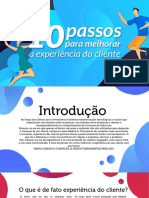 10 Passos para Melhorar A Experiência Do Cliente