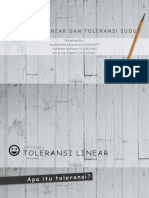 Toleransi Linear Dan Toleransi Sudut