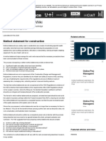 Method Statement For Construction - Designing Buildings Wiki PDF