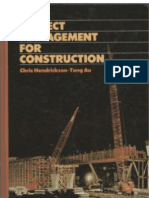 Project Management For Construction