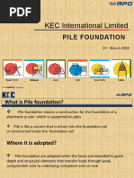 KEC International Limited: Pile Foundation