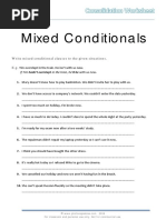 Mixed Conditionals - Consolidation PDF