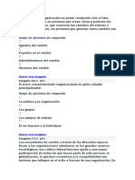 El Cambio en La Organización No Puede Conducirlo Sólo El Líder